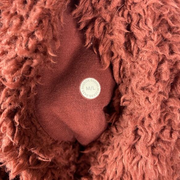 Lululemon Womens M/L Warm Restore Sherpa Pullover in Savannah - Picture 6 of 7